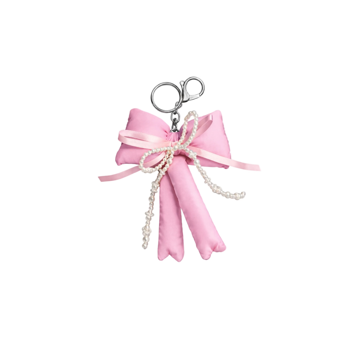 Pinky Ribbon Charm