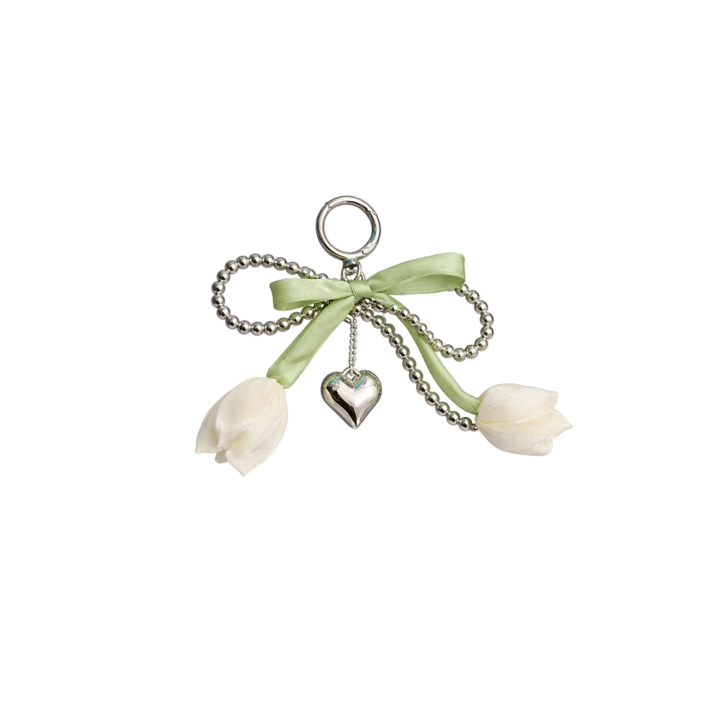 White Tulip Charm