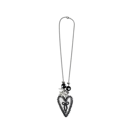 Lizz - Black Ribbon Necklace