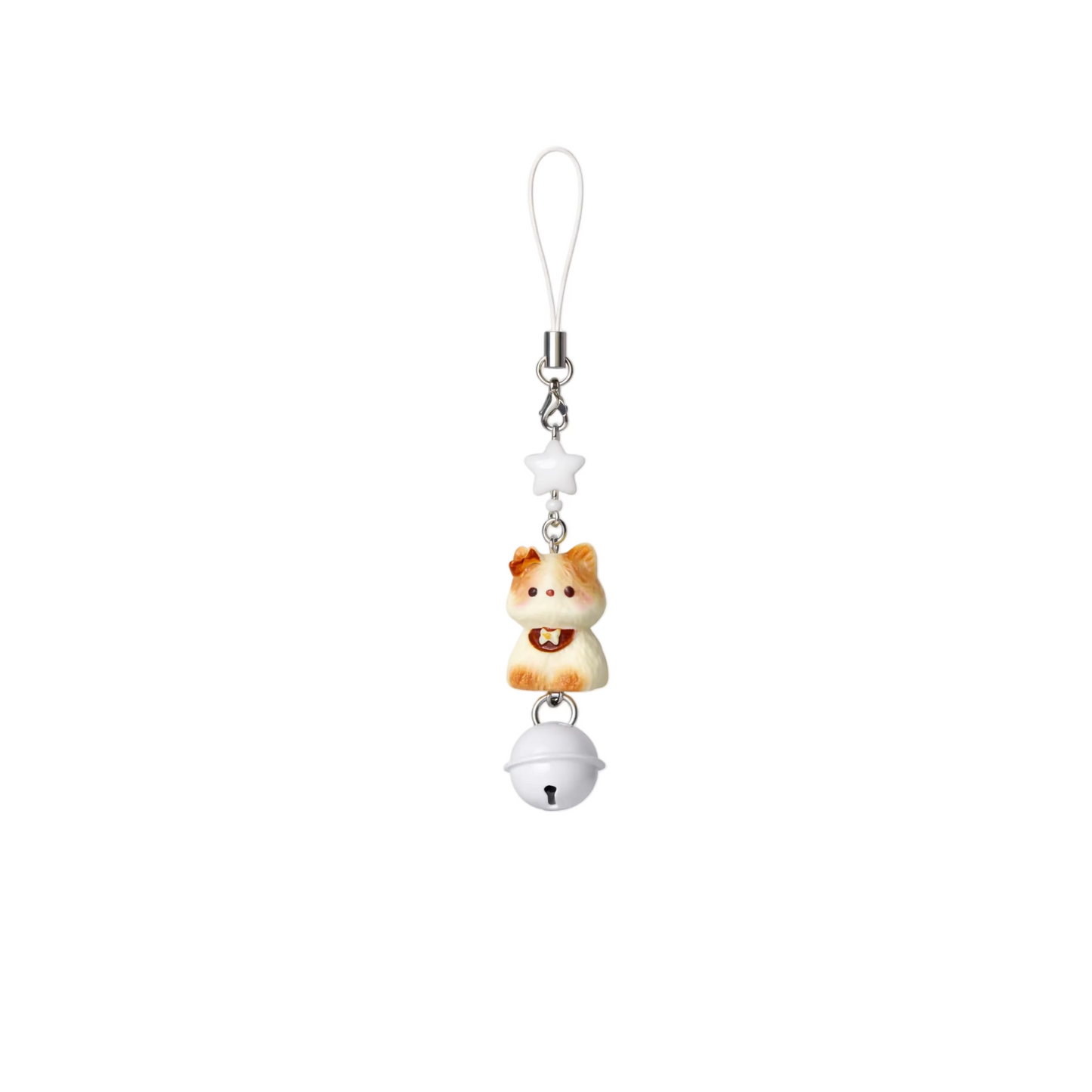 White Star Kitty Phone Strap