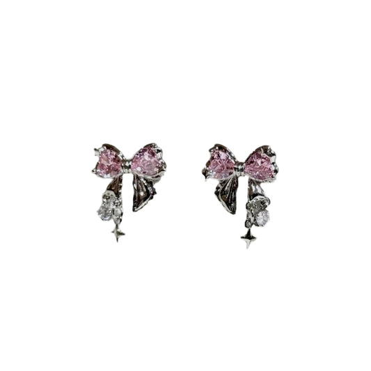 Ruban Heart Earring