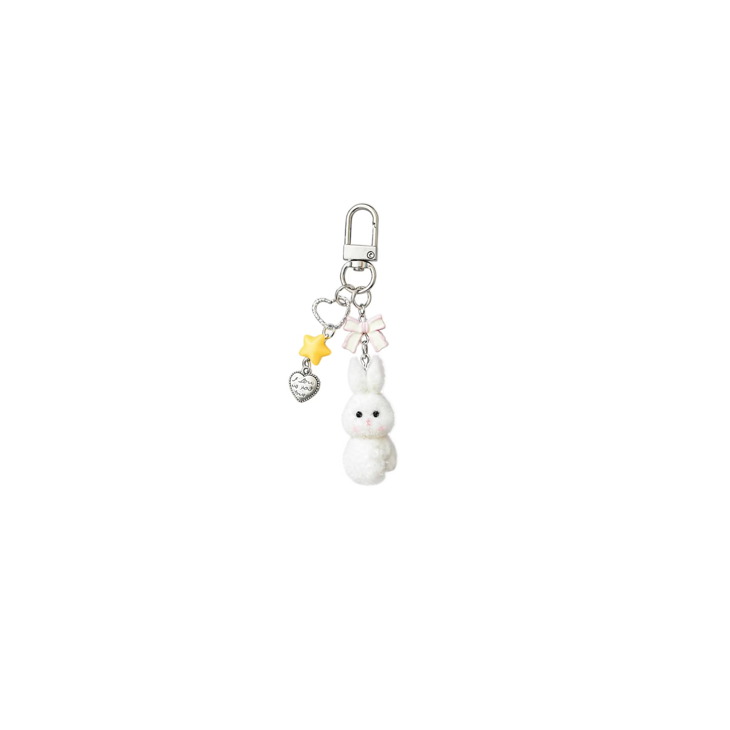 White Bunny Charm