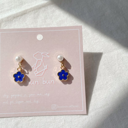 Bleu Fleur Earring