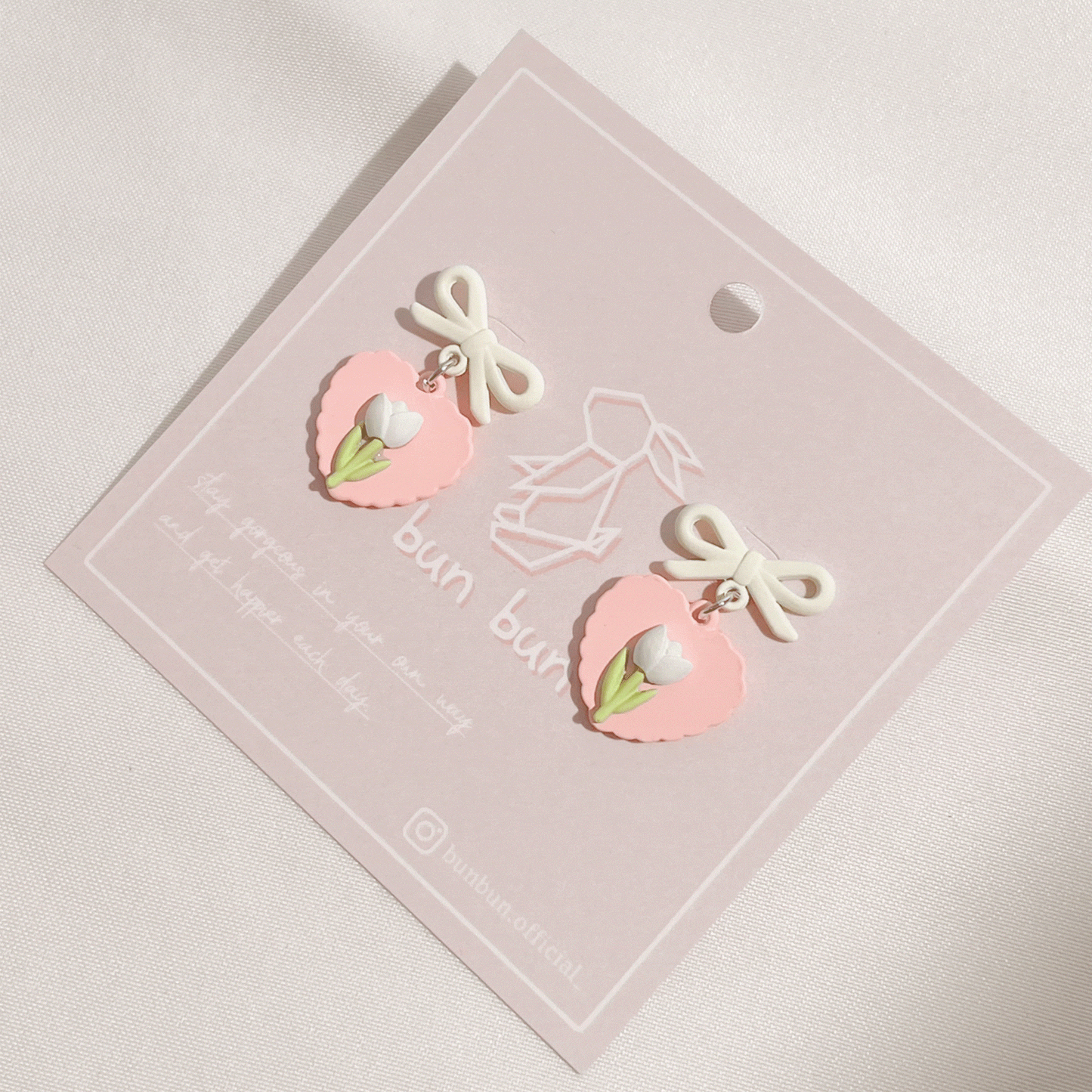 Tulip Rosé Earring