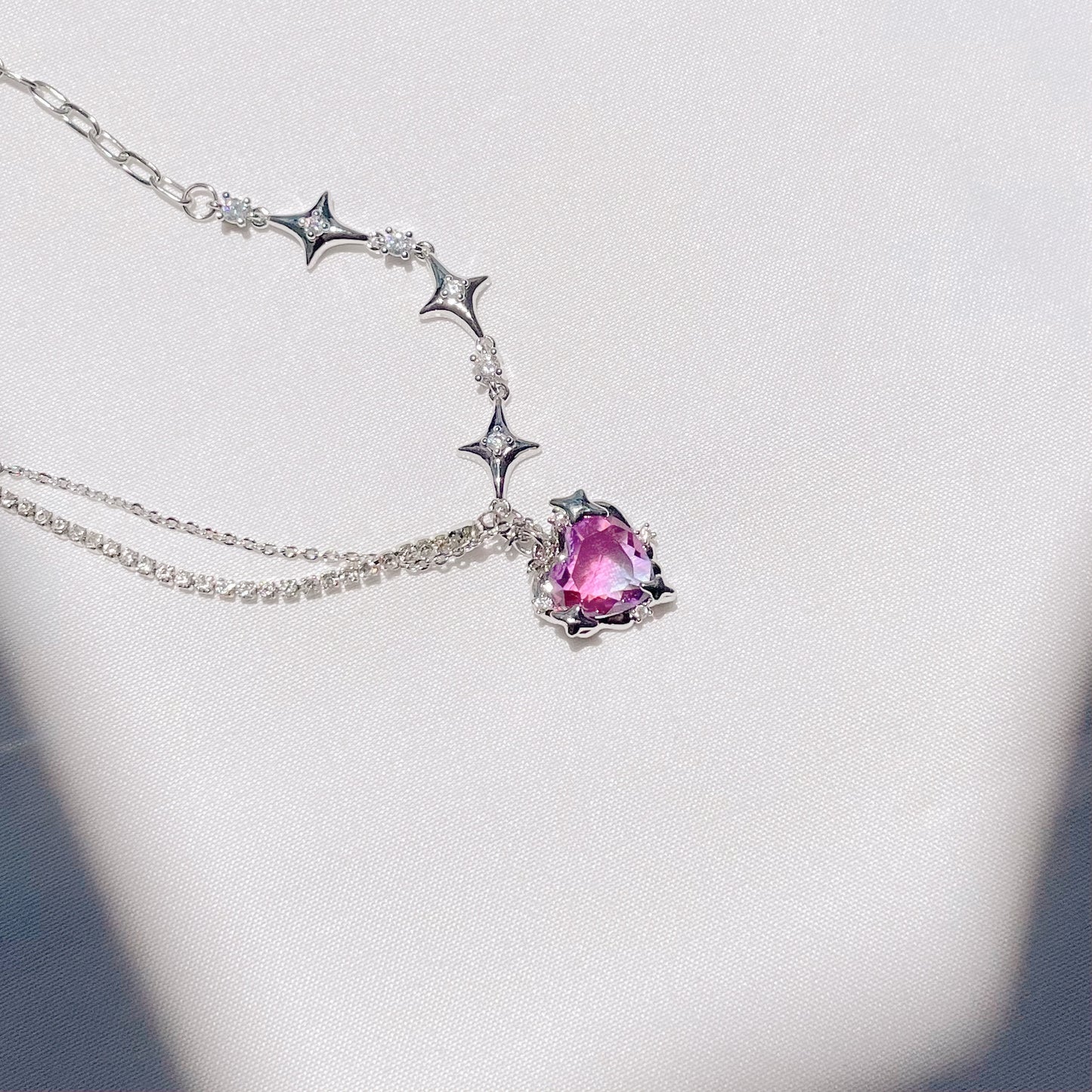 Lizz- Melted Heart Necklace